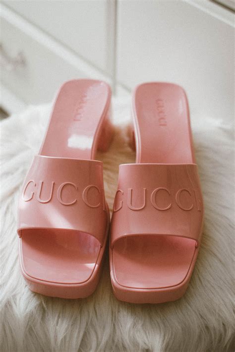 gucci women rubber sandals|Gucci rubber sandals sale.